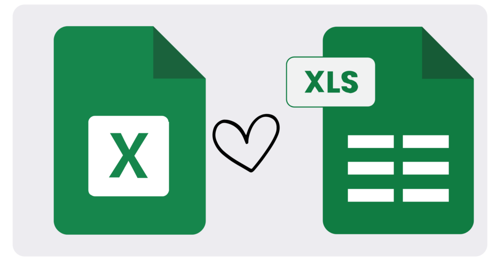 Google and excel An image featuring two logos meant to represent Google sheets and Excel